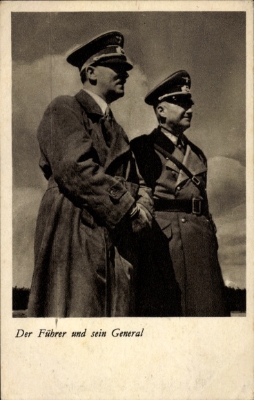 KP Führer i jego generał Adolf Hitler, minister obrony Rzeszy Werner von Blomberg