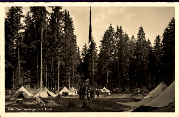Ak Rubi Oberstdorf im Oberallgäu, Sachsenlager der HJ