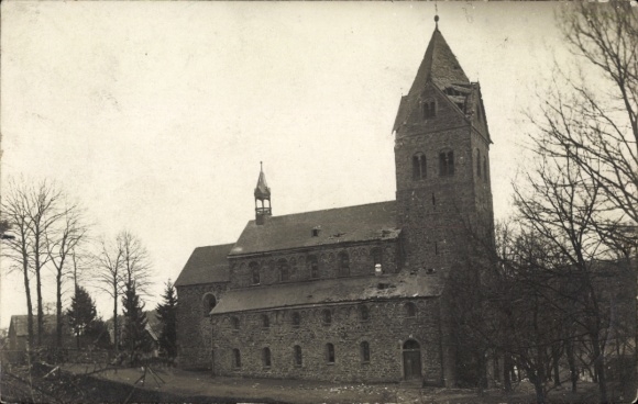 foto Ak Morsbach in de Oberbergischer Kreis, Basiliek van St. Gertrud