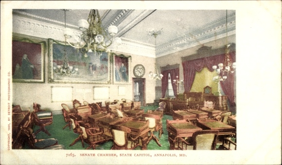 Ak Annapolis Maryland VS, State Capitol, Senaatskamer