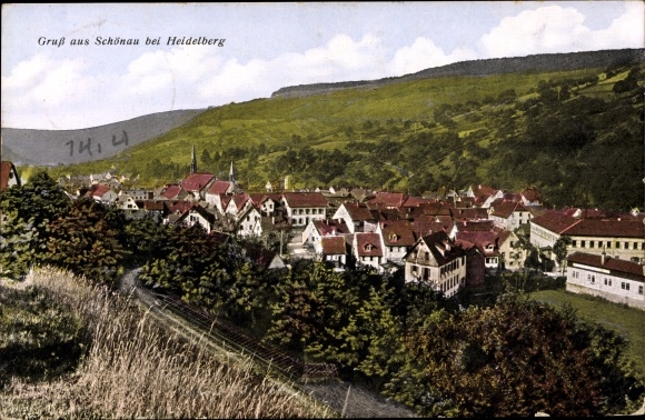 PC Schönau im Odenwald, view of the town