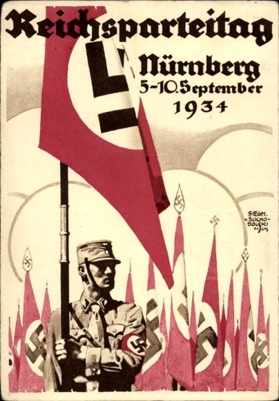 Künstler Ak von Suchodolski, Nürnberg, Reichsparteitag der NSDAP 1934