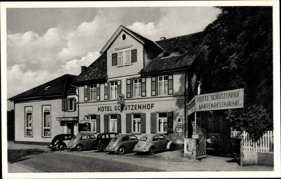 Ak Erbach im Odenwald, Hotel Schützenhof von Georg Eckerlin