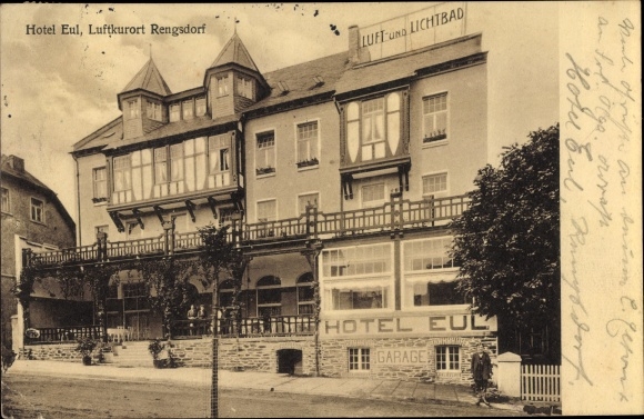 Postcard Rengsdorf in Rhineland-Palatinate, Hotel Eul