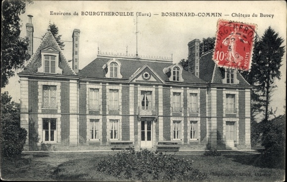 Postcard Bourgtheroulde Eure, Bosbenard Commin, Le Château de Buvey