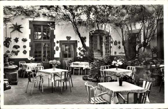 Postcard Cordes Tarn, Hostellerie du Vieux Cordes