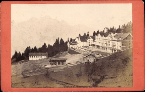 CdV Rigi Kaltbad Canton of Lucerne, town view