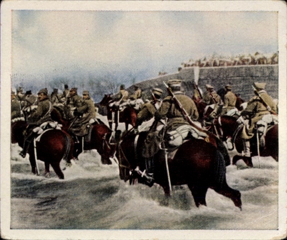 Collector's picture The post-war period 56, August 1922 Greek-Turkish War, Greek cavalry, escape