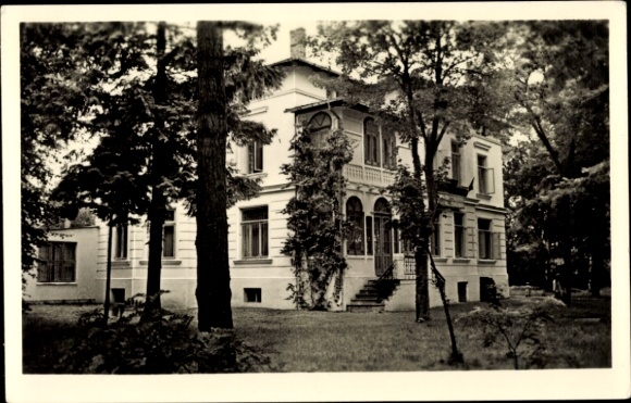 Postcard Ostseebad Prerow on the Darß, Haus Bleisch, FDGB recreation home, Ostseebad Strandstraße