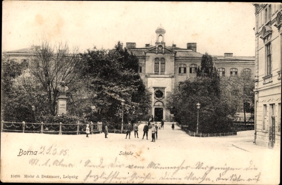 Ak Borna in Sachsen, Schule