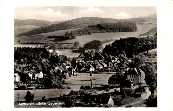 Postcard Eslohe in Sauerland, general view