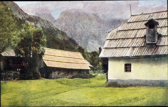 Postcard Ferlach Carinthia, Bodental, Gasthaus Bodenbauer