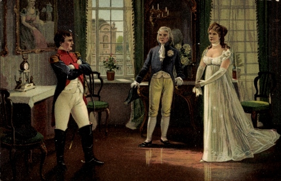 Artist PC Queen Luise of Mecklenburg Strelitz, Luise of Prussia, Napoleon, from great times