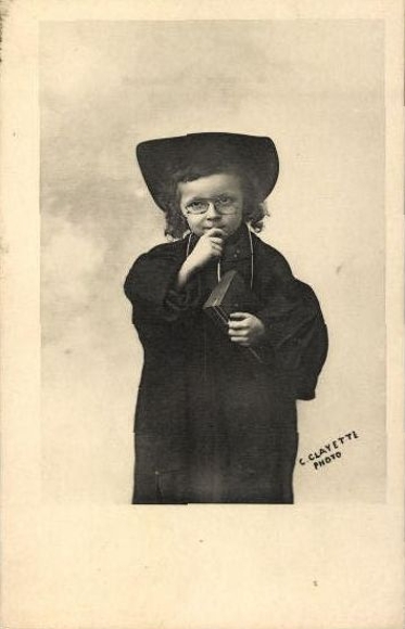 4 AK Little Boy as a Clergyman