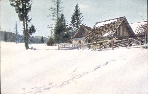 Postcard Mönichkirchen in Niederösterreich, Mönichkirchner Schwaig, Winter