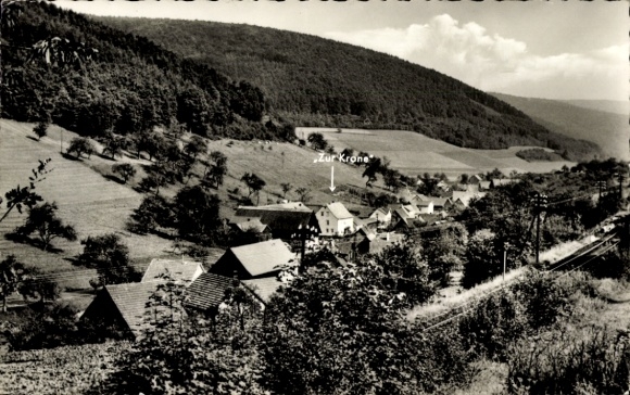 Postcard Schöllenbach Hesseneck Odenwald, Gasthaus zur Krone, Georg Schwinn