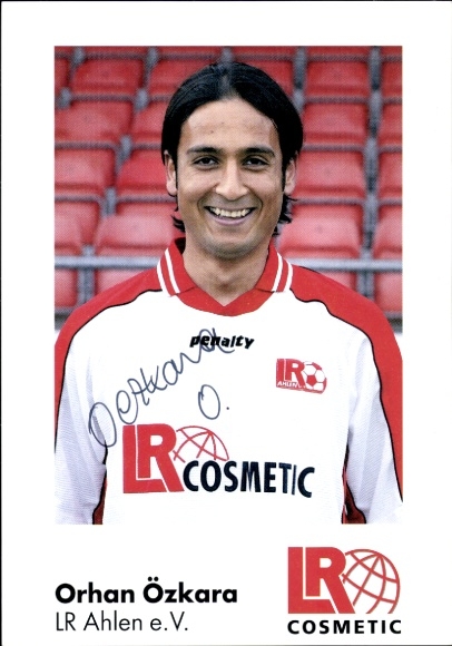 Autogrammkarte Fußballer Orhan Özkara, Rot Weiss Ahlen, Autogramm
