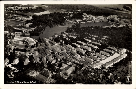 PC Elstal Wustermark Brandenburg, Olympic village, aerial photo