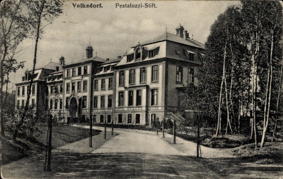 Ansichtkaart Hamburg Wandsbek Volksdorf, Pestalozzi Stift