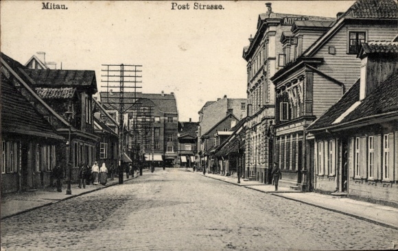 KP Jelgava Mitau Łotwa, Poststrasse
