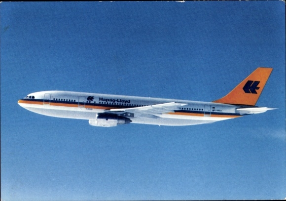 Postcard passenger aircraft of Hapag Lloyd, Airbus A 300 B 4