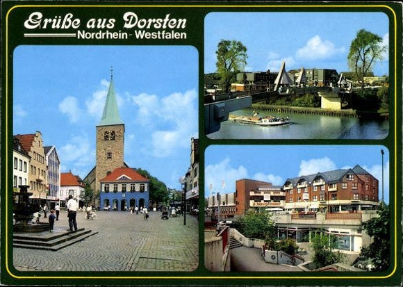 11 old PCs Dorsten in North Rhine-Westphalia, various views