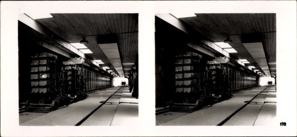 Stereo spatial image photo &quot;The NS model companies 1937-38&quot; No. 483 III/173 Bünder Tonwerk Bünde Westphalia
