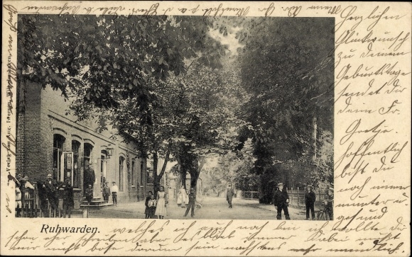 PC Ruhwarden Butjadingen Wesermarsch, street section, residents