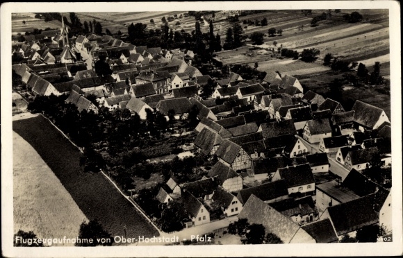 PC Oberhochstadt Hochstadt Palatinate, aerial photo
