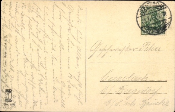 Postcard Geesthacht on the Elbe, Edmundsthal