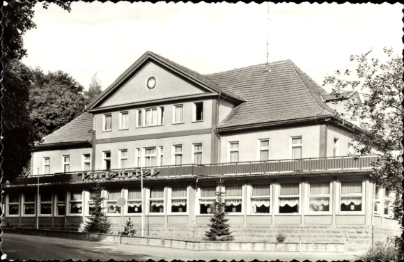 Postcard Friedrichroda in the Thuringian Forest, Parkhotel, Real Photo