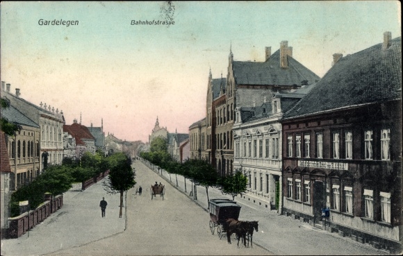 KP Gardelegen w Altmark, Bahnhofstrasse, bryczką