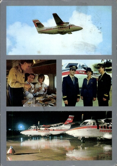 Niemiecki samolot pasażerski, Interflug, piloci, stewardesa