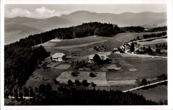 Postcard Schlechtbach Schopfheim in the Black Forest Baden, aerial photograph