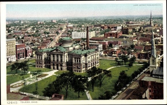 Ansichtkaart Toledo Ohio USA, panorama
