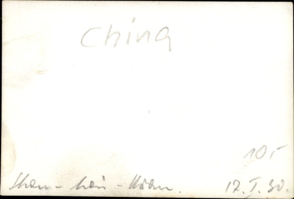foto China, kavel bij de Grote Muur van China 1930