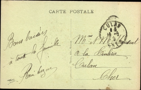 Postcard Brionne Eure, La Risle