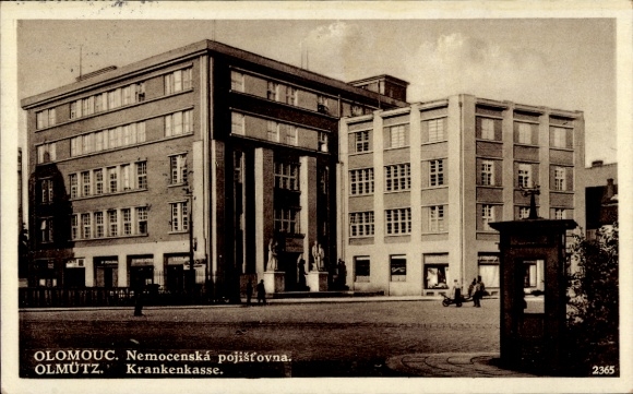 Ak Olomouc Olmütz Stadt, Krankenkasse