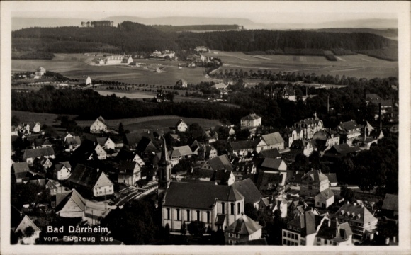 Ak Bad Dürrheim, Fliegeraufnahme