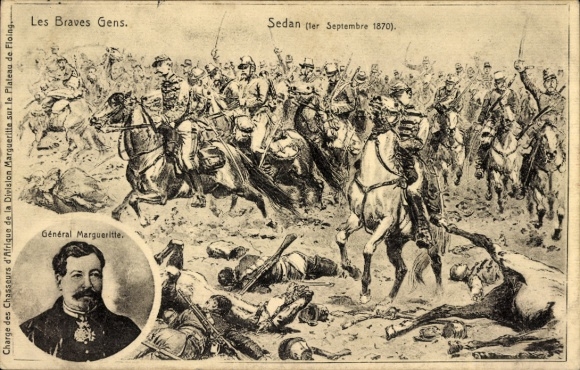 KP artystyczna Les Braves Gens, Sedan, 1 września 1870, Général Merguerite