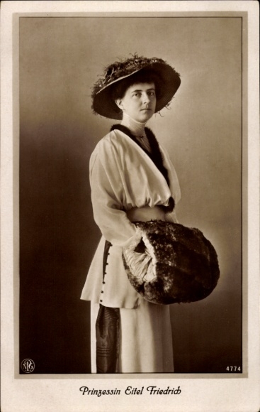 Na zdjęciu księżniczka Eitel Friedrich z Prus, Zofia Charlotta z Oldenburga