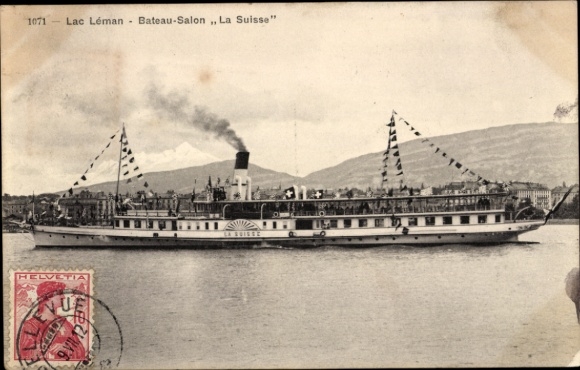 PC Lake Geneva, saloon steamer La Suisse