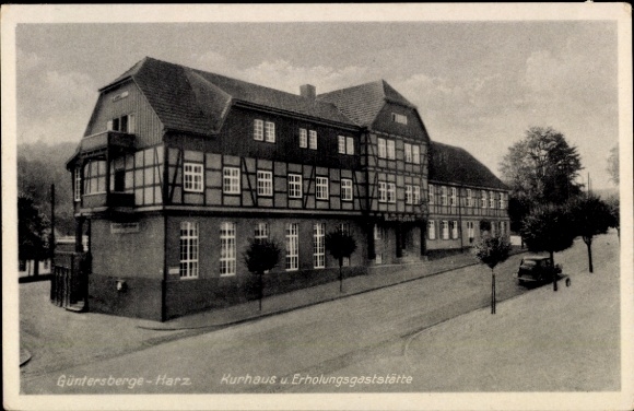Ak Güntersberge Harzgerode am Harz, Kurhaus, Erholungsgaststätte