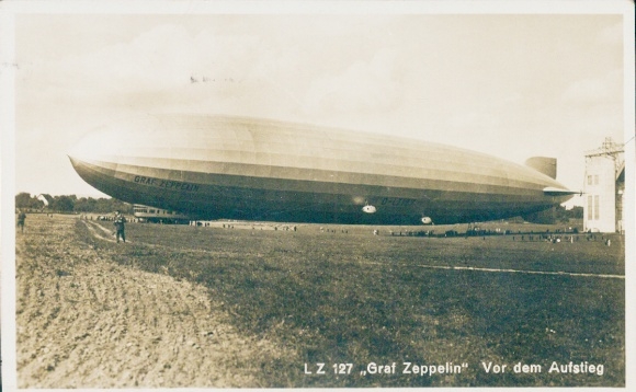 PC Silesia trip 24.06.1930, on-board mail LZ 127 Graf Zeppelin