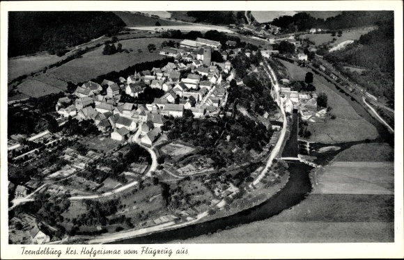 PC Trendelburg district of Hofgeismar, aerial photo