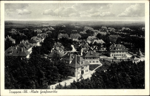 Postcard Grafenwöhr in Bavaria, military training area