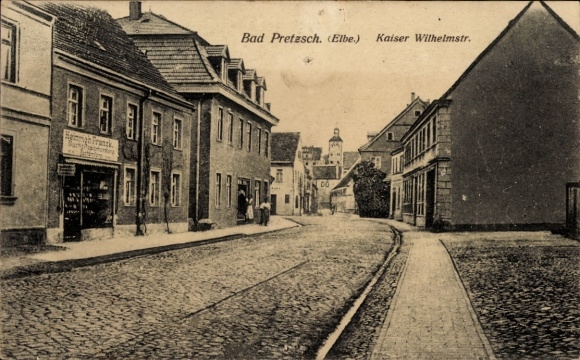 Ak Pretzsch an der Elbe Bad Schmiedeberg, Kaiser Wilhelmstraße