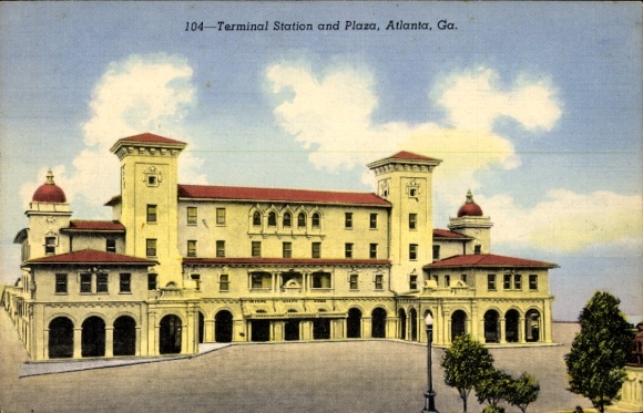 Ak Atlanta Georgia USA, Terminal Station und Plaza