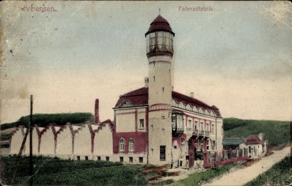 Ak Kreiensen Einbeck, Fahrradfabrik