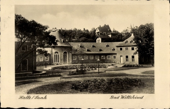 Postcard Halle an der Saale, Solbad Wittekind